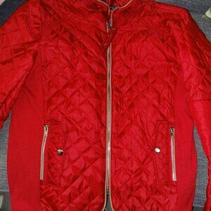 Baccini Red Quilted Coat